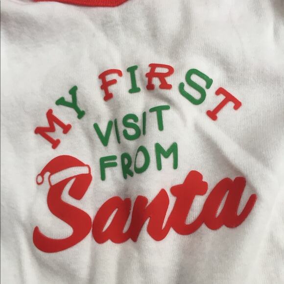 My First Visit from Santa Bodysuit 12 Months - Picture 4 of 7